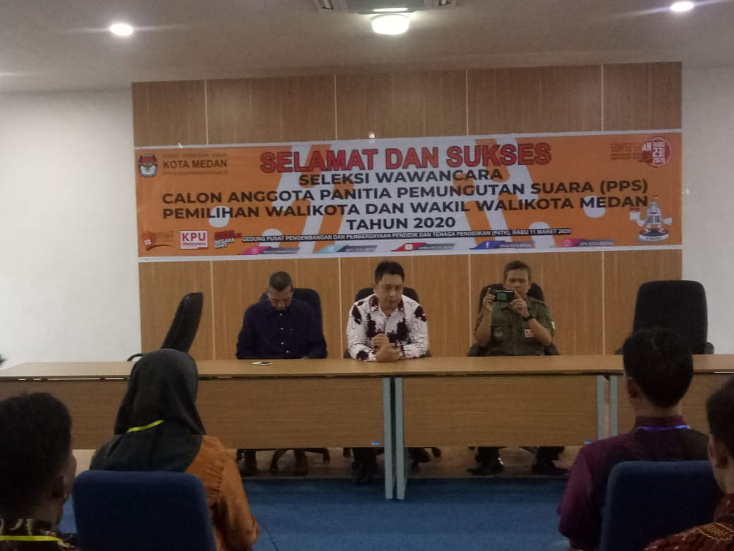 Pilkada Medan, 731 Calon PPS Tes Wawancara 1
