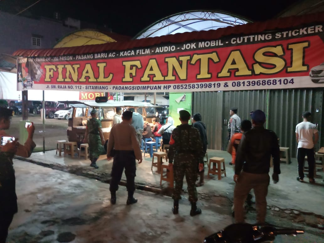 Cegah Penyebaran Covid-19, Polres Padangsidimpuan Gelar Patroli Skala Besar 1