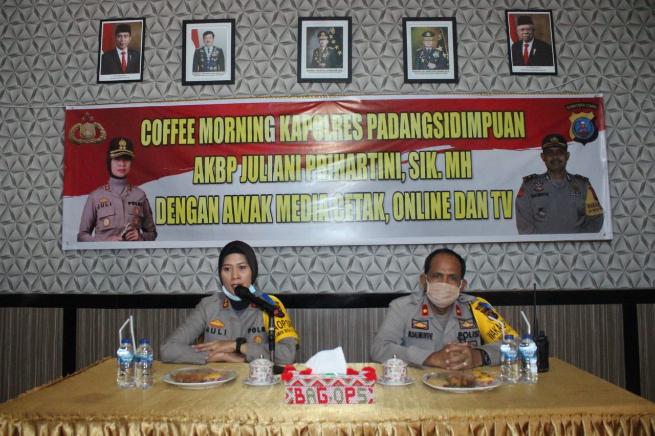 Hadapi Covid -19, Kapolres Padangsidimpuan; Edukasi Media Sangat Penting 1