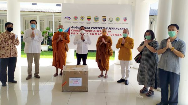 Gubsu Terima 21 Ribu Rapid Test Dari Sangha Agung dan Sangha Theravada 55