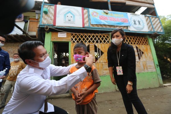 Edukasi New Normal, Pelindo 1 Hadir di Pinggiran Sungai Deli 58