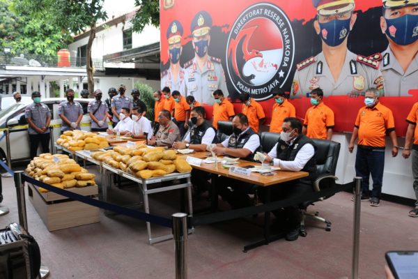Pengedar Narkoba Jaringan Timur Tengah Diringkus Polda Metro 48