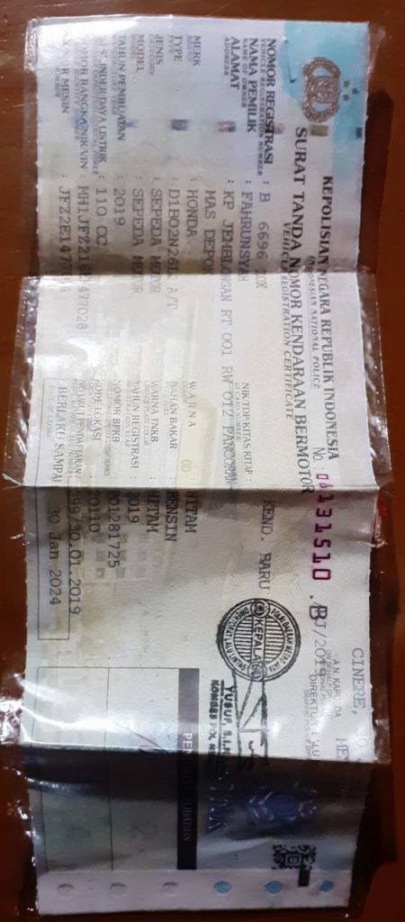 Pedagang Motor di Bedahan Depok Kehilangan Motor 9