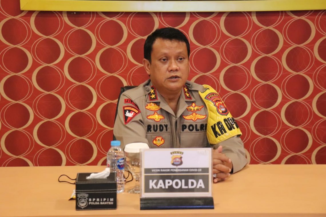 Kapolda Banten Tekankan Jajaran Polres untuk Mengurangi dan Memutus Penyebaran Covid-19 1