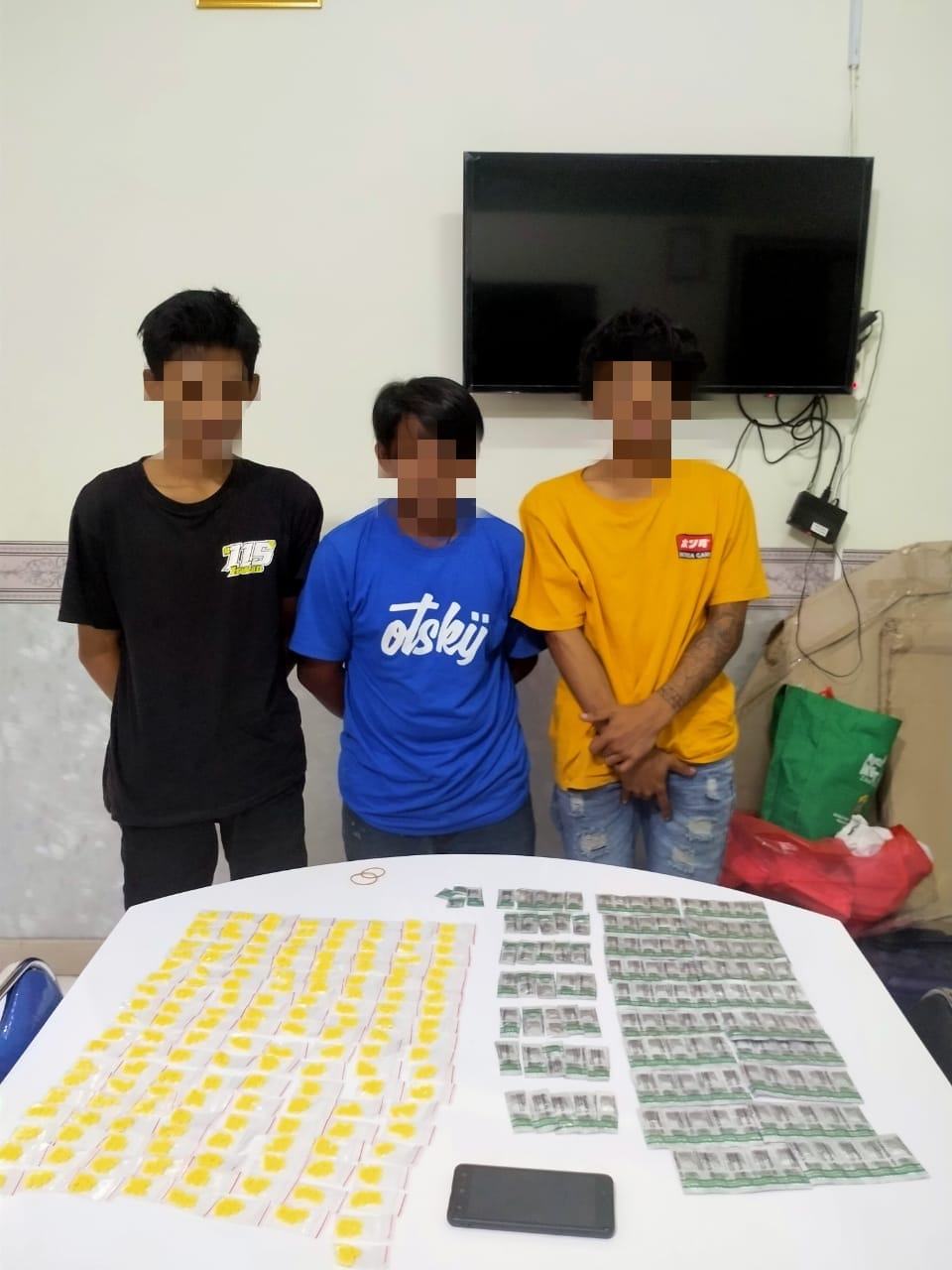 Tersangka Banten Polda Banten Amankan Tiga Tersangka Penyalahgunaan Obat-obatan 1