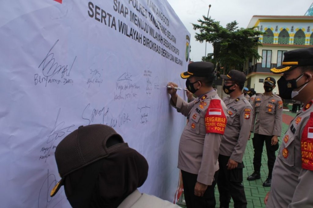 Polres Tangsel Siap Menuju Wilayah WBK dan WBBM 12