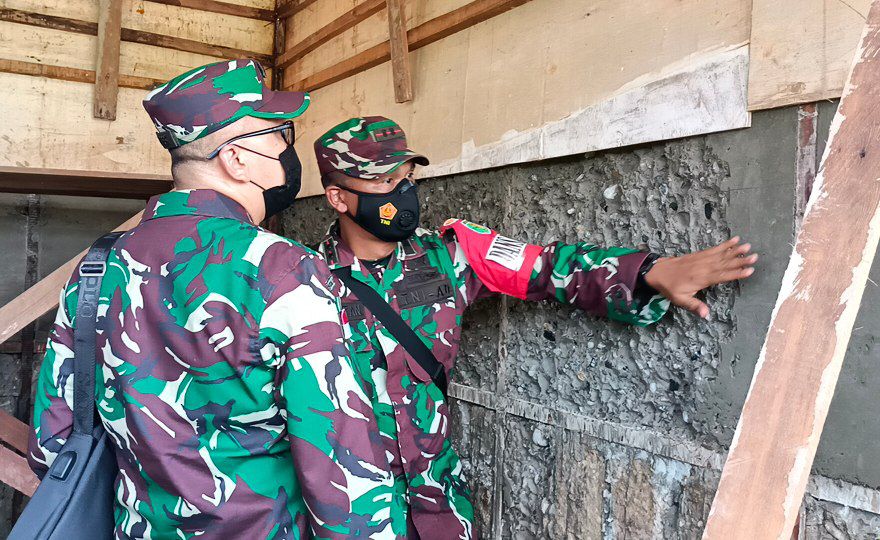 Aster Kasdam XVII/Cenderawasih Tinjau Lokasi TMMD Ke-110 Kodim 1711/BVD di Distrik Kawagit 12