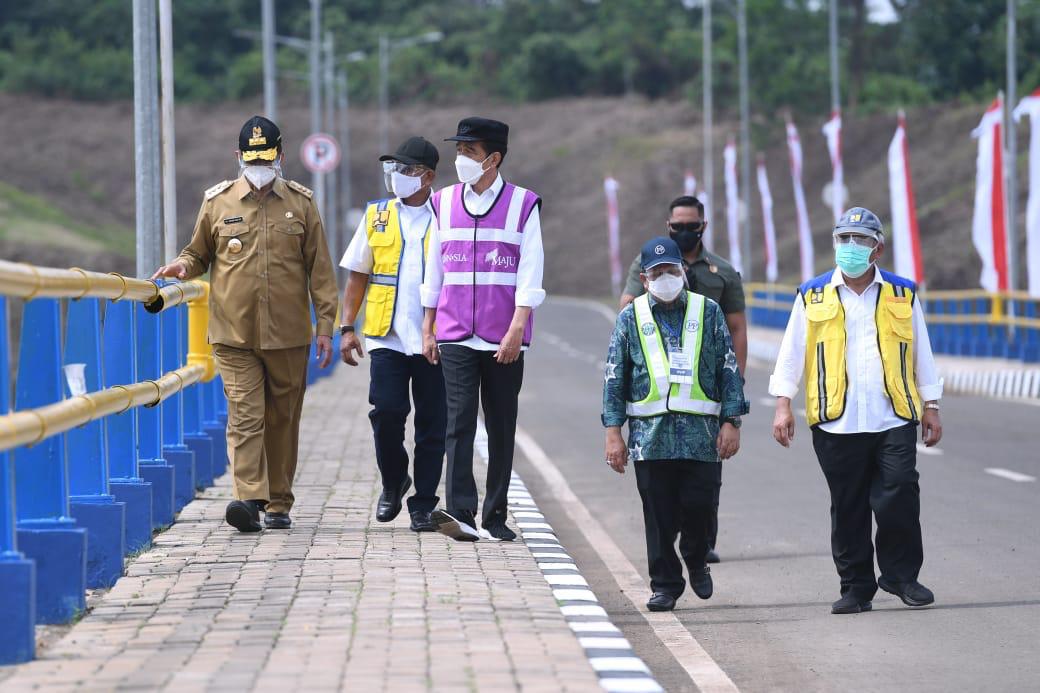 Gubernur Banten Dampingi Presiden Resmikan Bendungan Sindang Heula 1