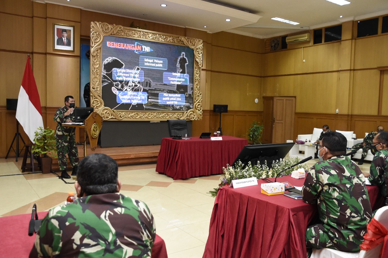 IMG-20210309-WA0049 Kapuspen TNI Beri Pembekalan Pada Peserta Rakornis Penerangan TNI 1