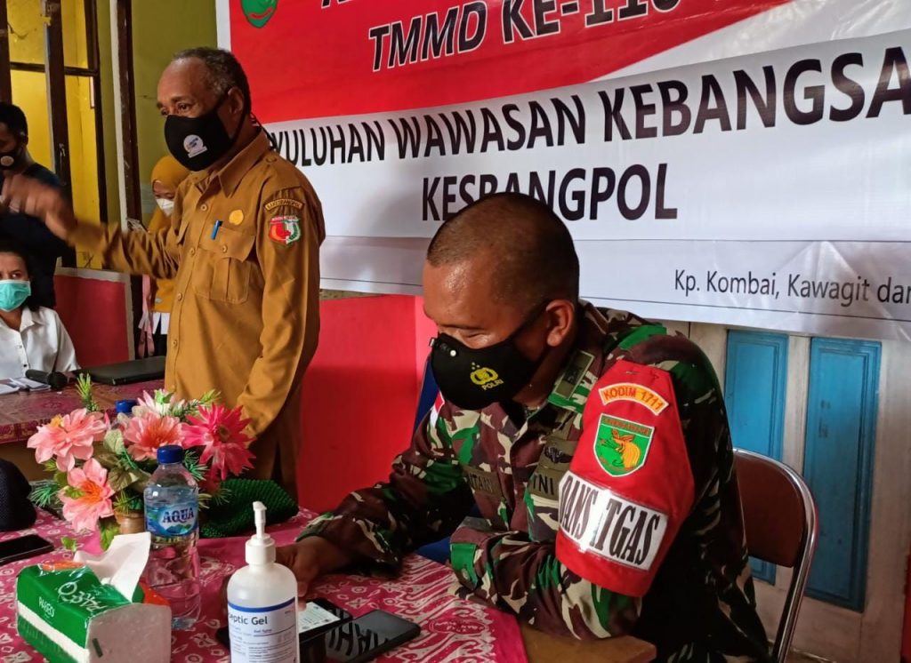 Dandim 1711 Boven Digoel: TMMD Ke-110 Gandeng Dinas Kesbangpol Sosialisasikan Wawasan Kebangsaan 13