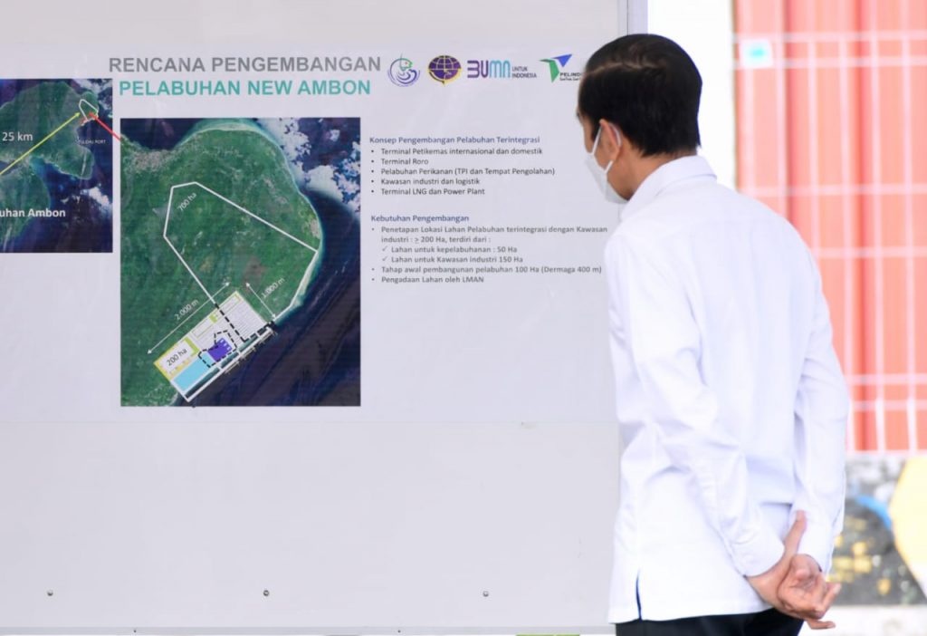 Presiden Tinjau Pembangunan Pelabuhan New Ambon 10