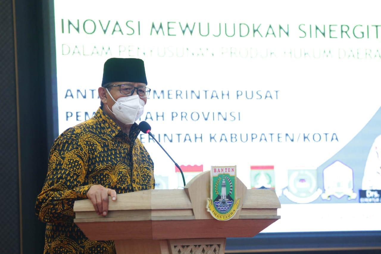 Wahidin Inovasi Provinsi Banten Menjadi Percontohan Reformasi Regulasi 1