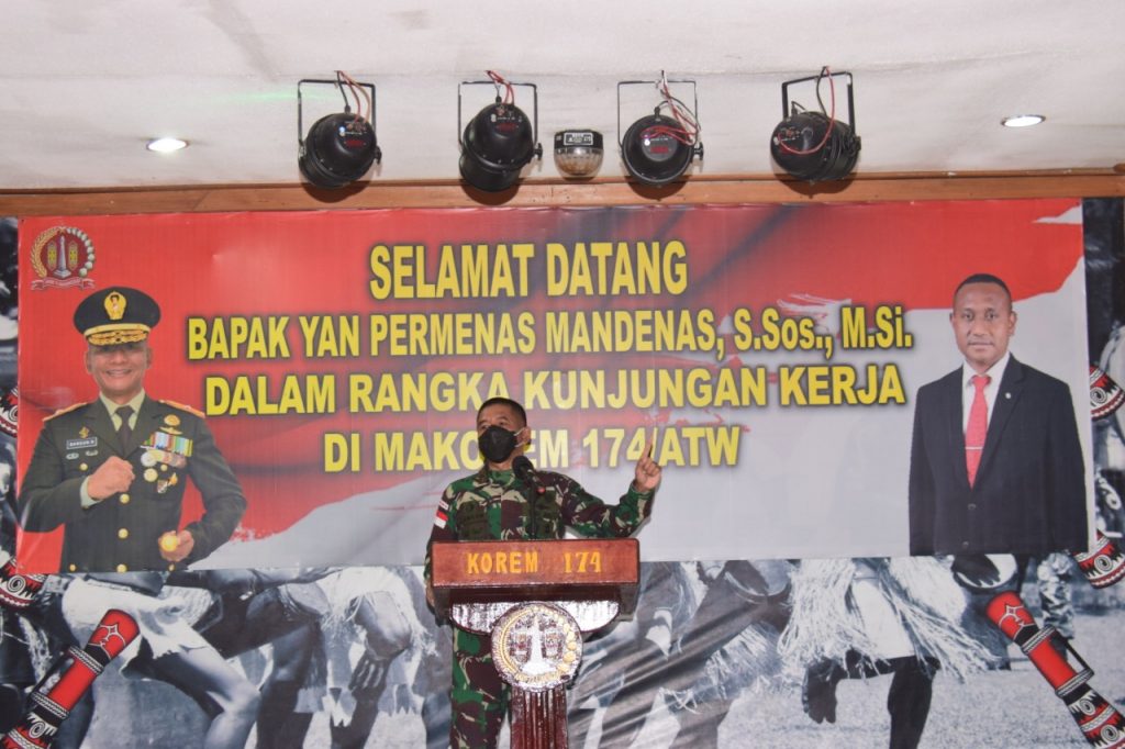 Danrem 174 Merauke Terima Kunjungan Anggota DPR RI Komisi I Bidang Pertahanan 12