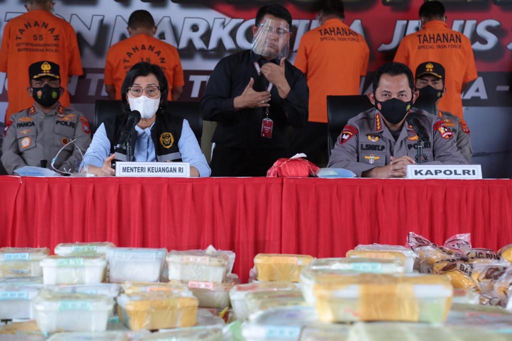 18 Komplotan Narkoba Diringkus Mabes Polri  11