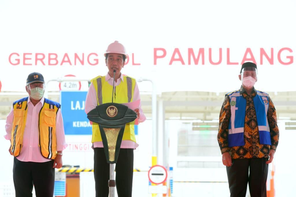 Presiden Jokowi Resmikan Dua Tol Sekaligus di Tangerang Selatan 12
