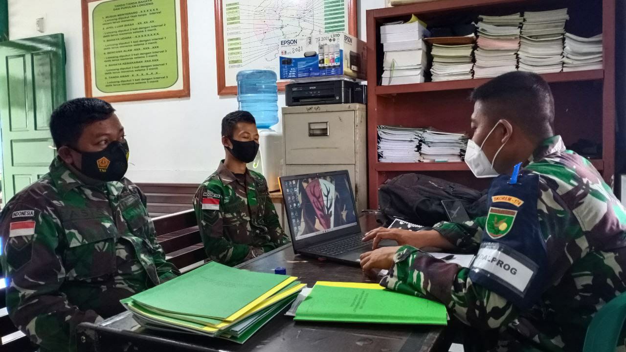 IMG-20210505-WA0029 Tim Dalprog Korem 174 Merauke Kunjungan Kerja Ke Kodim 1711/Boven Digoel 1