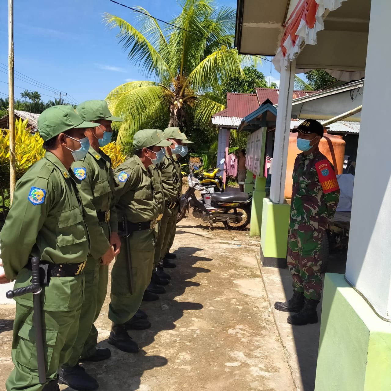 Sinergitas TNI-POLRI Tingkatkan Kedisiplinan Anggota Linmas 1