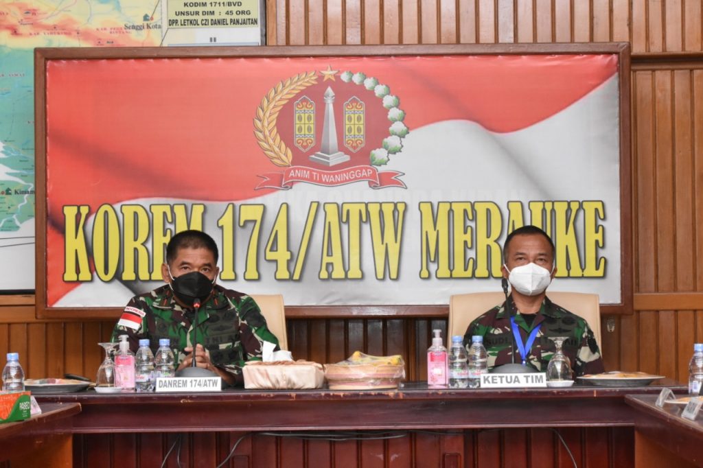 Danrem 174 Merauke: Kehadiran Tim Wasrik Itjenad Berikan Masukan Tertib Administrasi 11