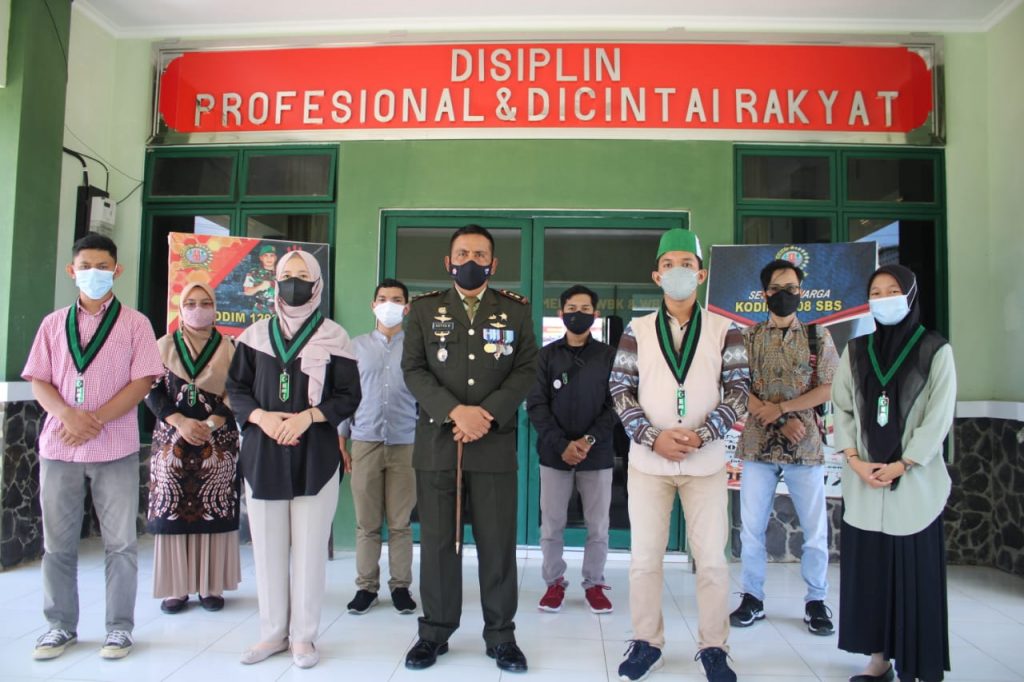 Dandim 1208/Sambas Silaturahmi dengan HMI 9
