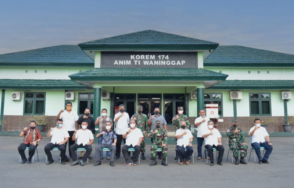 Korem 174 Merauke Siap Sukseskan PON XX Tahun 2021 dan Pelopori Pencegahan Covid-19 13