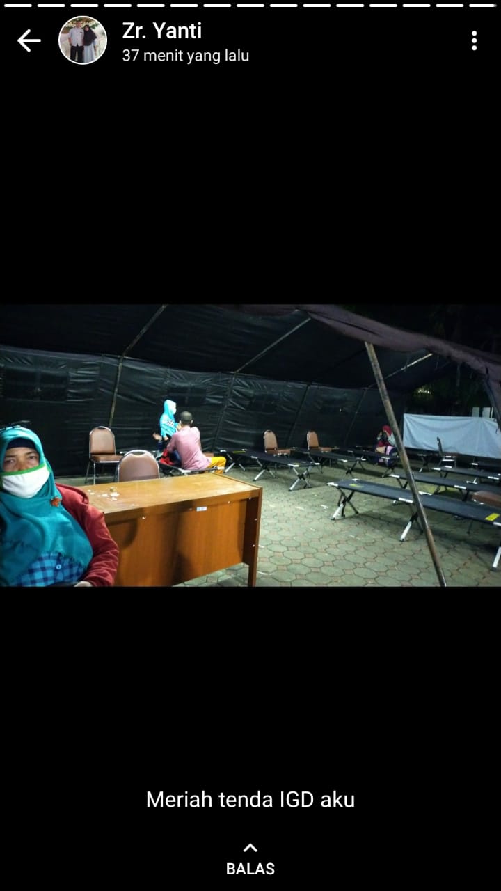 Covid Menggila di Kabupaten Bogor, RSUD Siapkan 2 Tenda Darurat 1