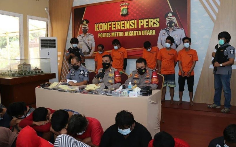 Edan, Pesta Narkoba Bawa Anak dan Isteri, 60 Orang Diciduk 8