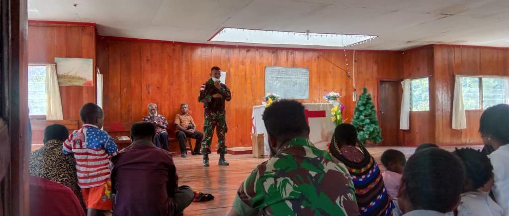 Satgas Pamrahwan Yonif RK 751/VJS Gelar Komunikasi Sosial dengan Tokoh Agama 8