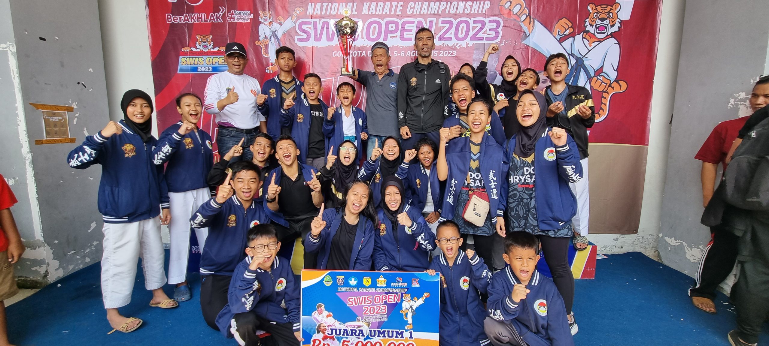 GAD Juara Umum Swis Open National Karate Championship 2023