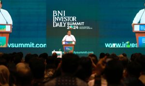 Prabowo Beri Pandangan di Acara BNI Investor Daily Summit 2024 13
