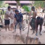 Satgas TMMD Kodim Raja Ampat Pasang Cincin Sumur Gali Bersama Masyarakat 34