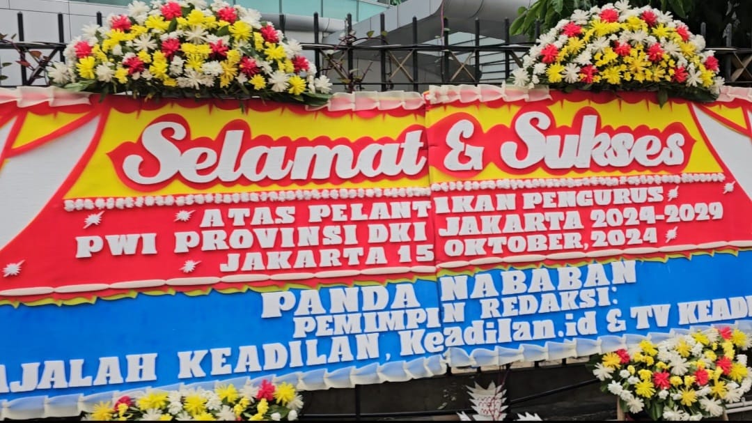 Pelantikan Pengurus PWI Jaya Diramaikan Ucapan Selamat Pj Gubernur DKI Jakarta, Rano Karno, PLN, Hingga Jenderal Bintang Tiga 1