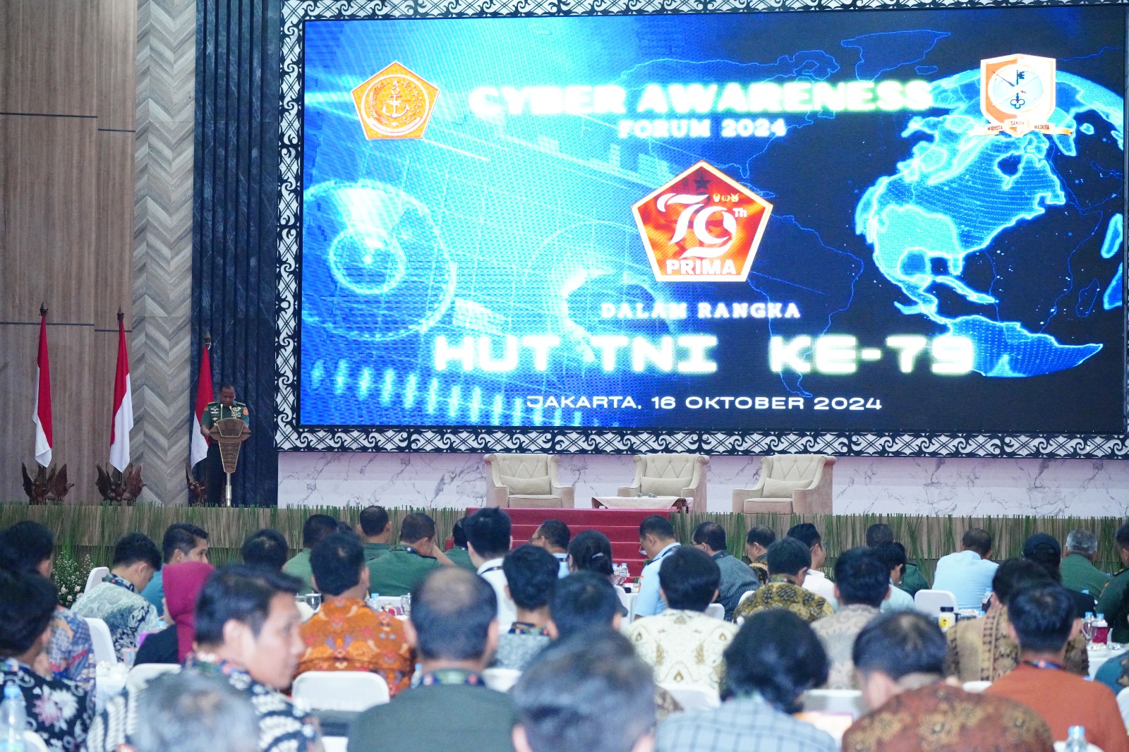 Irjen TNI Buka Perlombaan Cyber Strike dan Cyber Awareness Forum 1