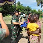 Aslog Kasad Kunjungi Kegiatan TMMD Ke-122 di Mappi 91