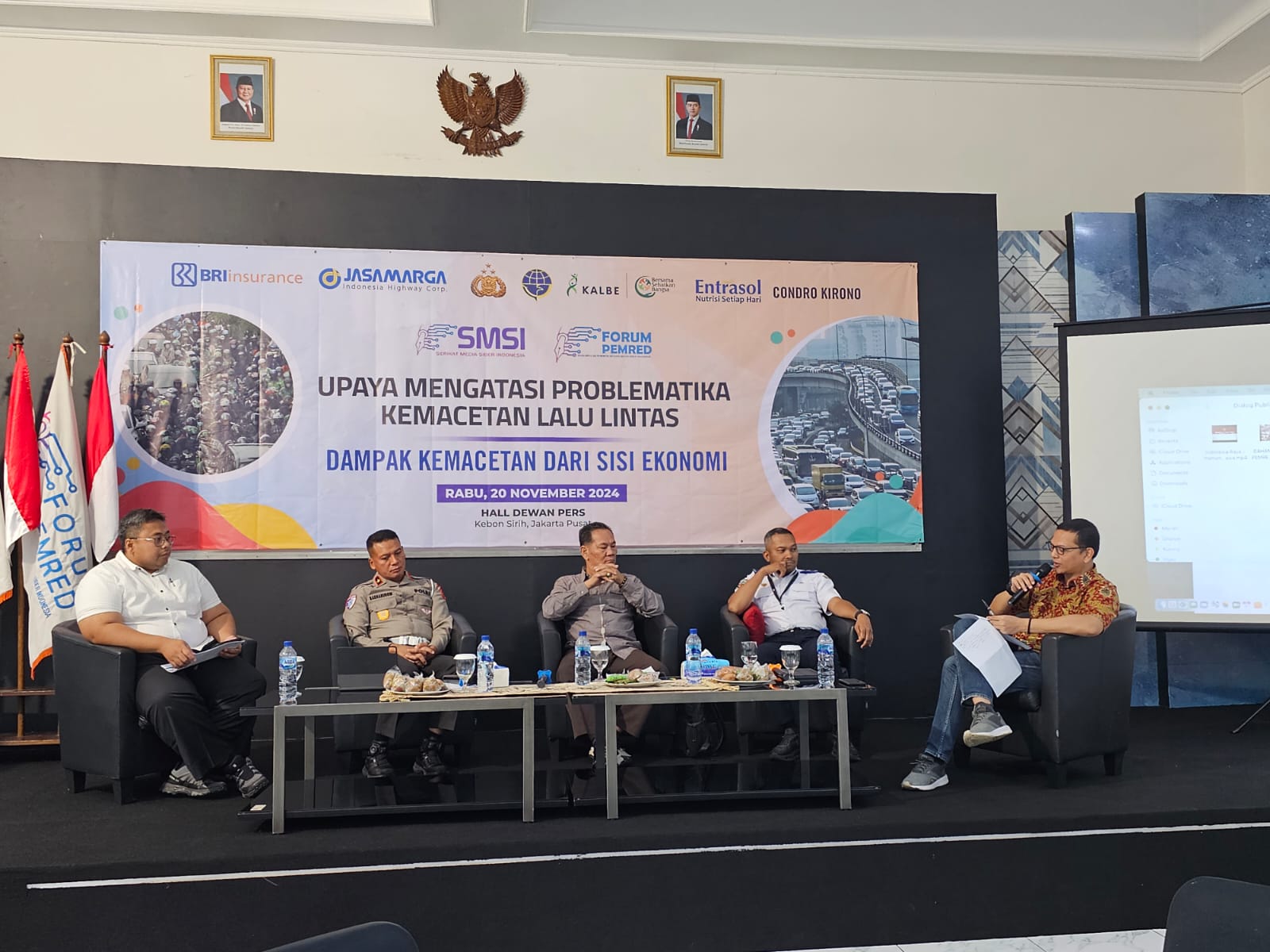 Diskusi Soal Kemacetan yang Merugikan Masyarakat, Sukses Digelar Forum Pemred SMSI 2