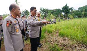 Dukung Asta Cita Presiden Prabowo, Wakapolda Cek Lahan Ketahanan Pangan SPN Polda Metro 9