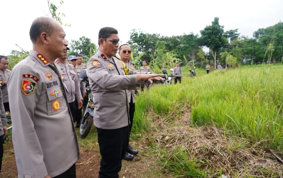 Dukung Asta Cita Presiden Prabowo, Wakapolda Cek Lahan Ketahanan Pangan SPN Polda Metro 1