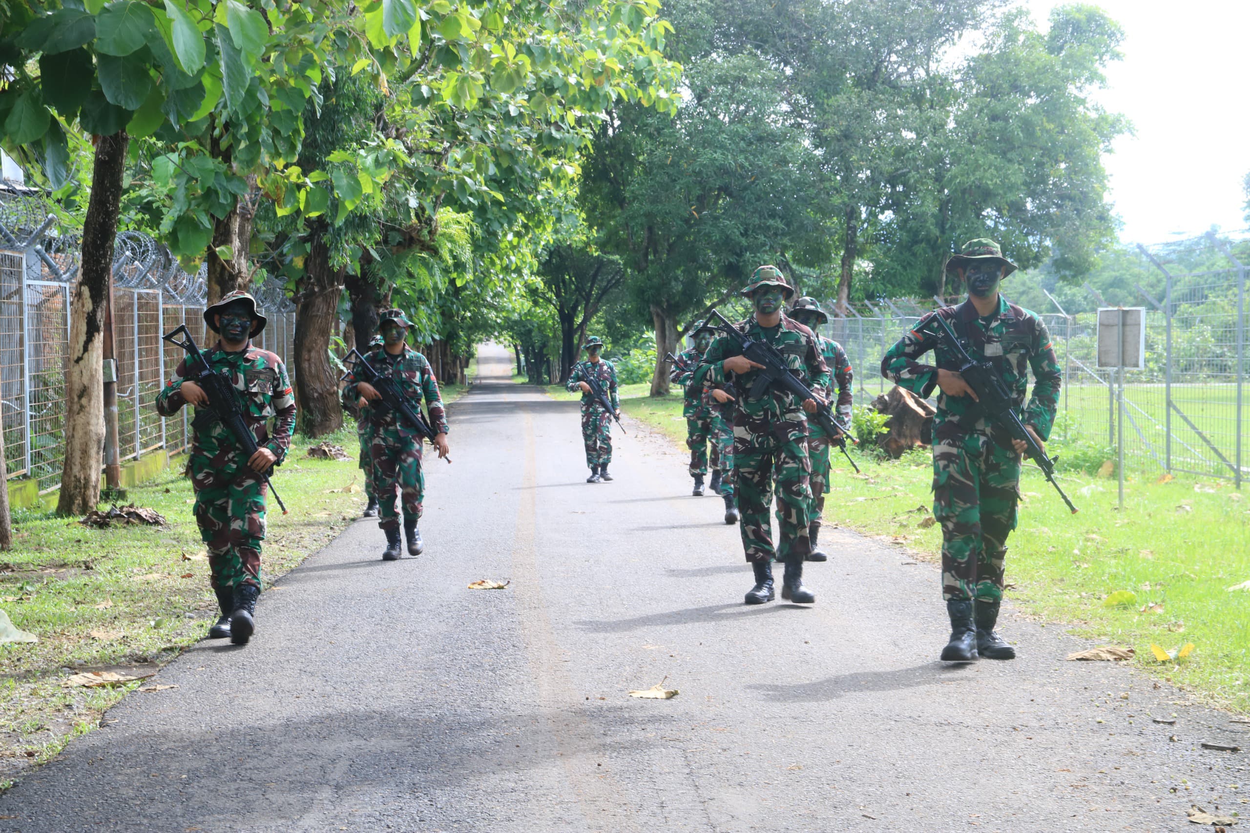 Tingkatkan Keamanan, Lanud Sultan Hasanuddin Gelar Latihan Pertahanan Pangkalan 1