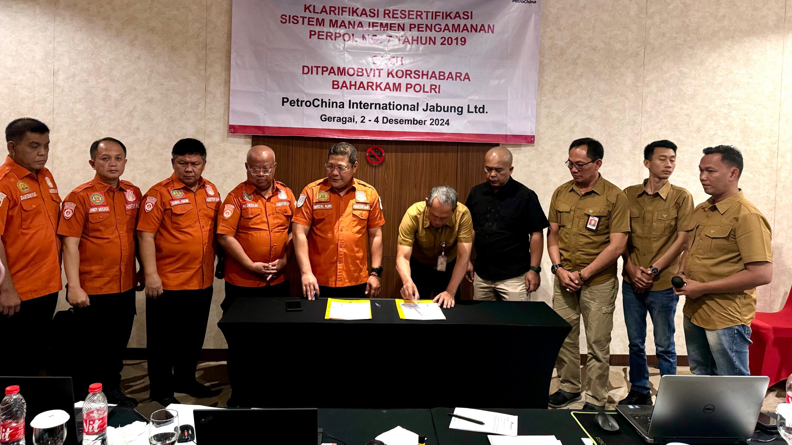 Wujudkan Obvitnas yang Aman, Korsabhara Baharkam Polri Audit Sistem Manajemen Pengamanan di Petrochina Jabung Ltd 2