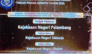 Kejari Palembang Raih KPK Award pada Hari Anti Korupsi Sedunia 10