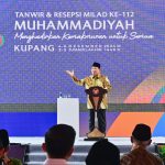 Panglima TNI Dampingi Presiden RI Hadiri Pembukaan Tanwir Dan Resepsi Milad Ke-112 Muhammadiyah 77