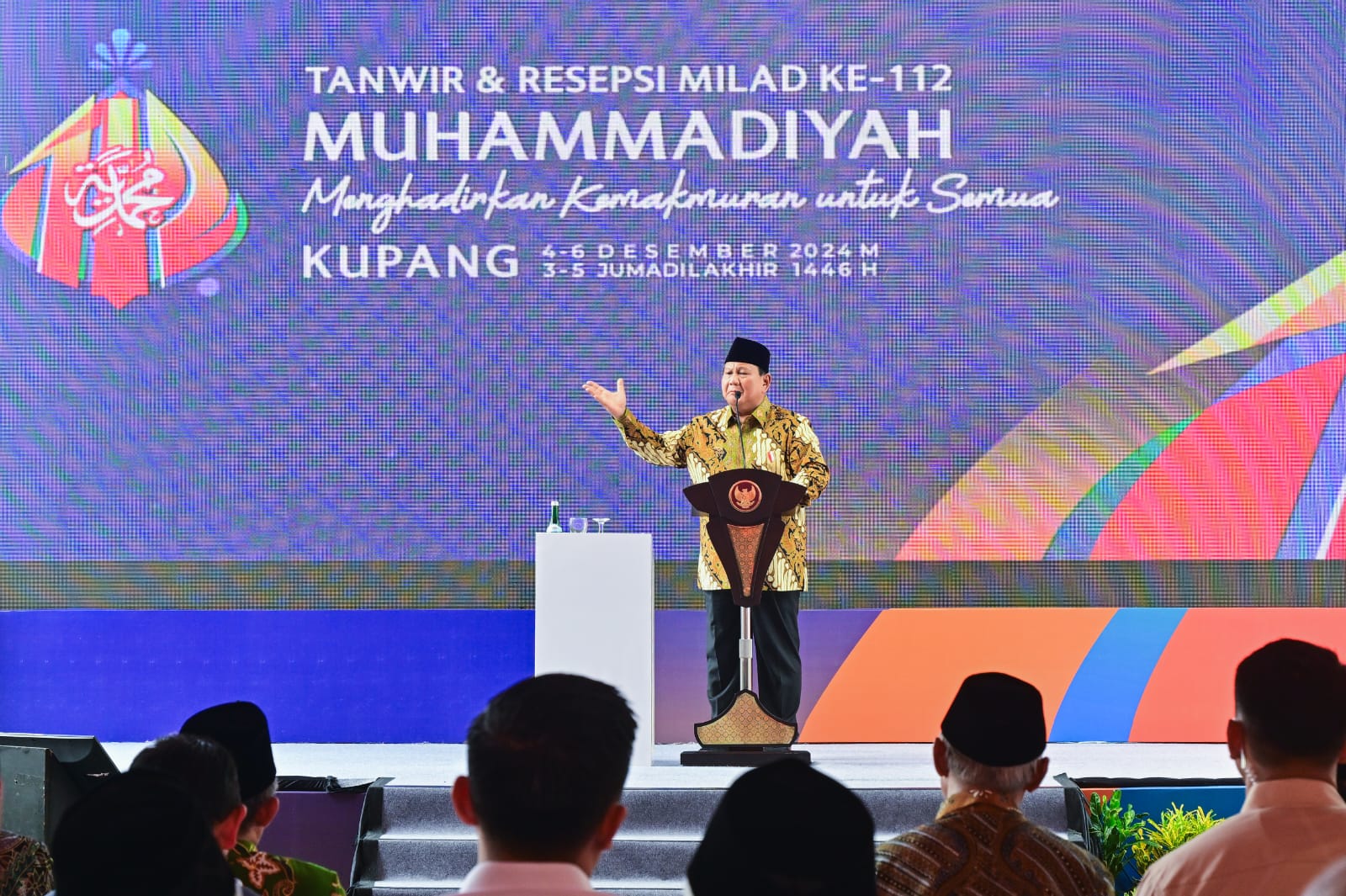 Tanwir Muhammadiyah-2 Panglima TNI Dampingi Presiden RI Hadiri Pembukaan Tanwir Dan Resepsi Milad Ke-112 Muhammadiyah 1