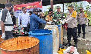 Miras Hasil Operasi Malam Tahun Baru Dimusnahkan 13