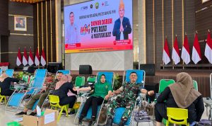 Gandeng Korem 031/Wirabima, Bakti Sosial Donor Darah Agenda Pembuka HPN 2025 di Riau 9