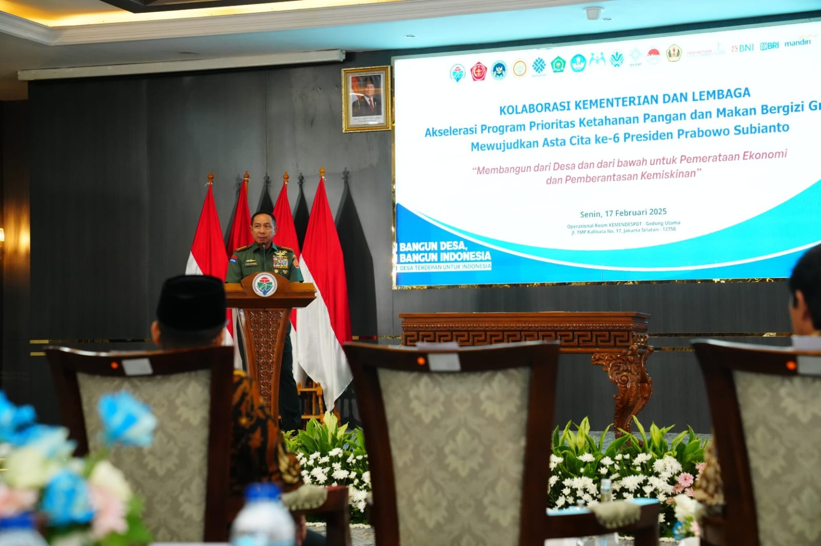 Panglima TNI Teken MoU dengan Kemendes PDT dan Badan Gizi Nasional 1