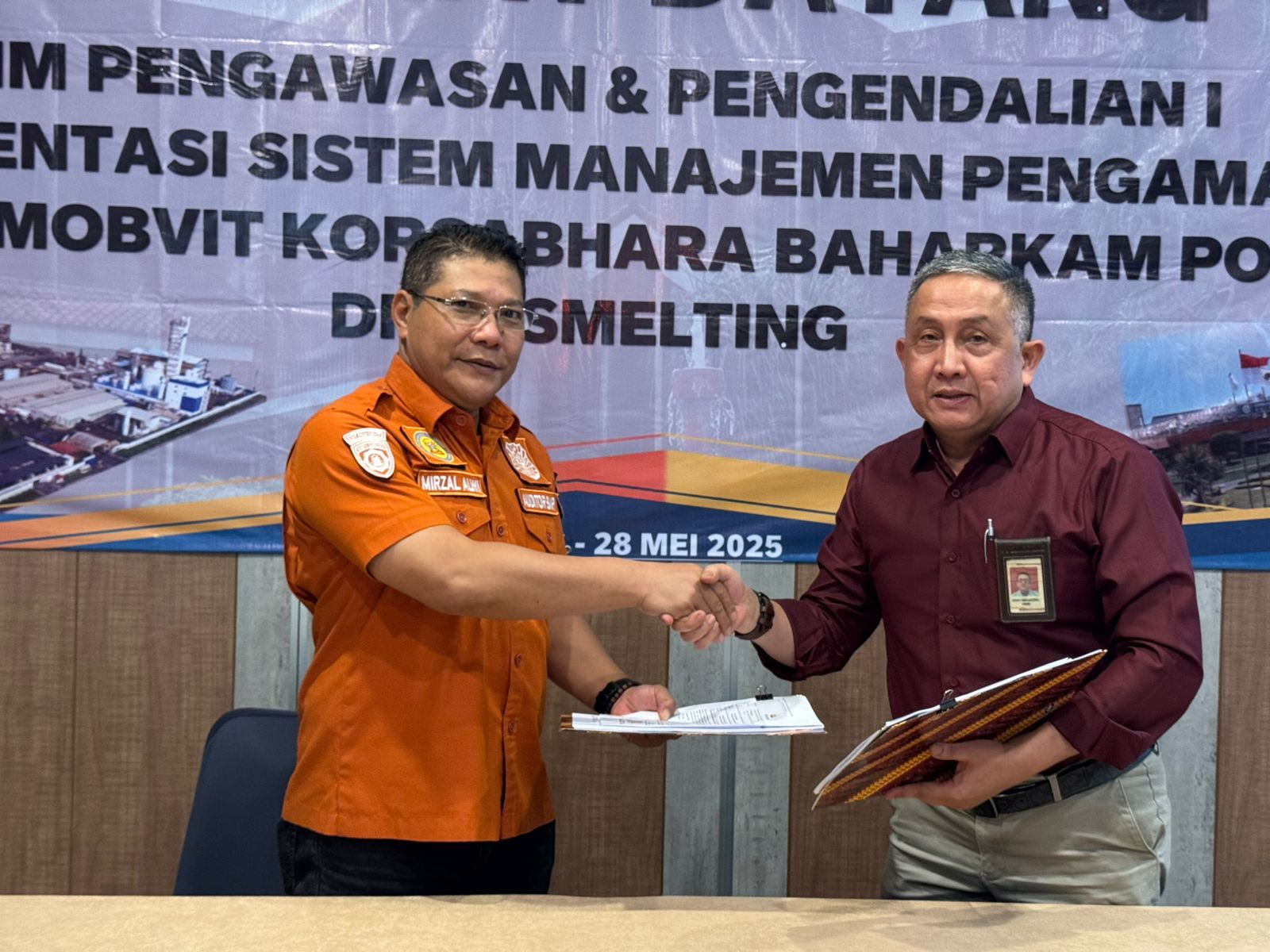 Terapkan SMP dengan Kategori Emas, Ditpamobvit Polri Apresiasi PT Smelting 1