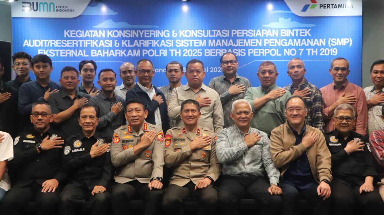Dirpamobvit Polri Buka Konsinyering dan Konsultasi Persiapan Bimtek Audit SMP di Pertamina Group 2