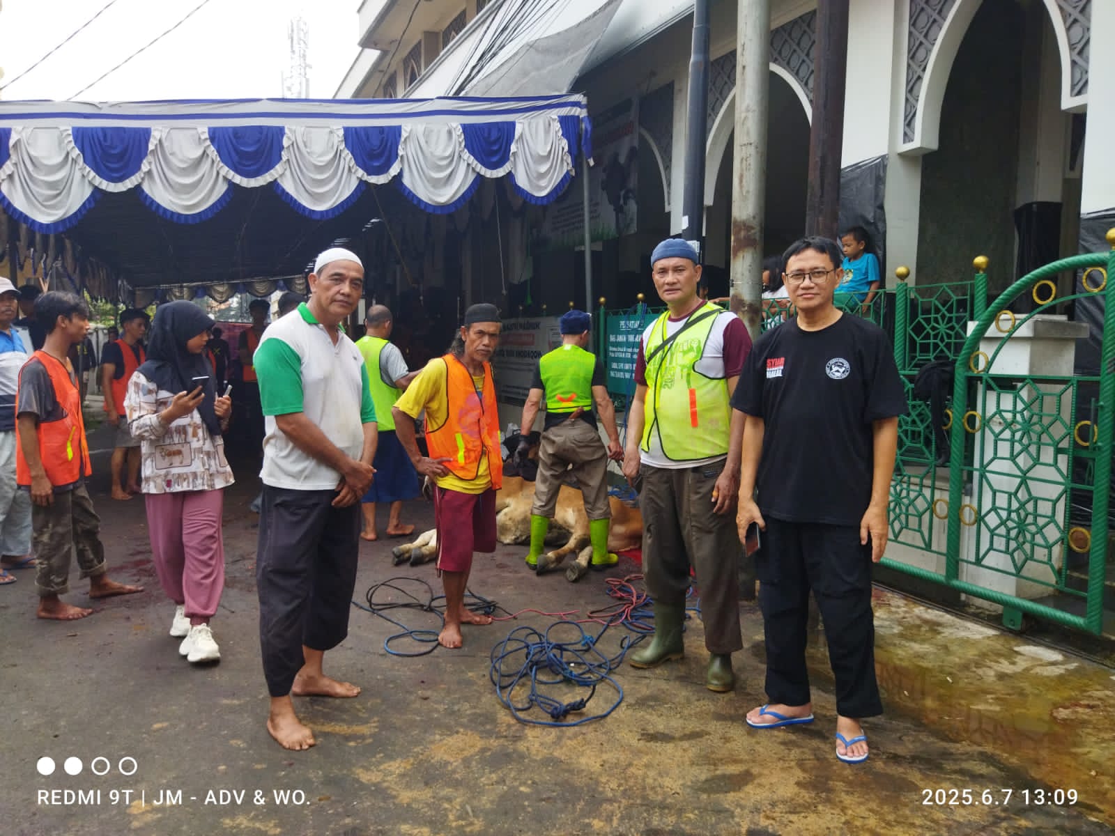 Idul Adha Penuh Berkah, 45 Hewan Kurban Disembelih di Masjid Jami Baitul Ma’Shum 1