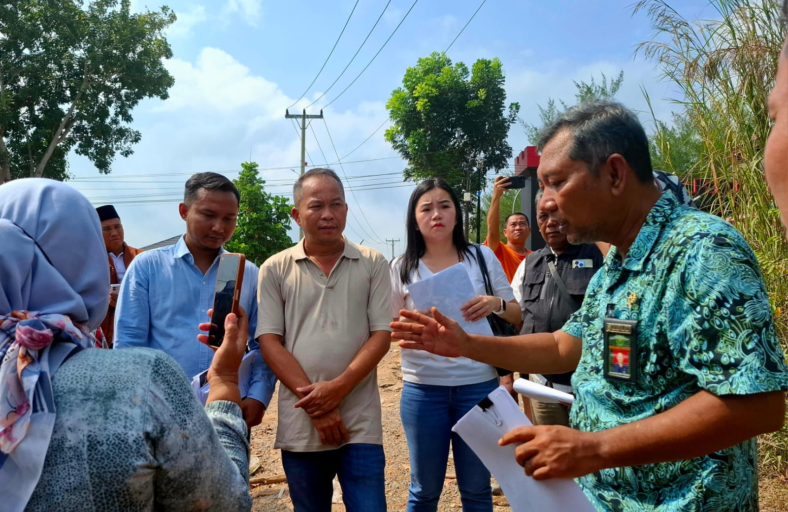Sengketa Lahan: Budiharjo Tunjukkan Patok Resmi BPN, Penggugat Malah Tunjuk Pohon Pisang 1