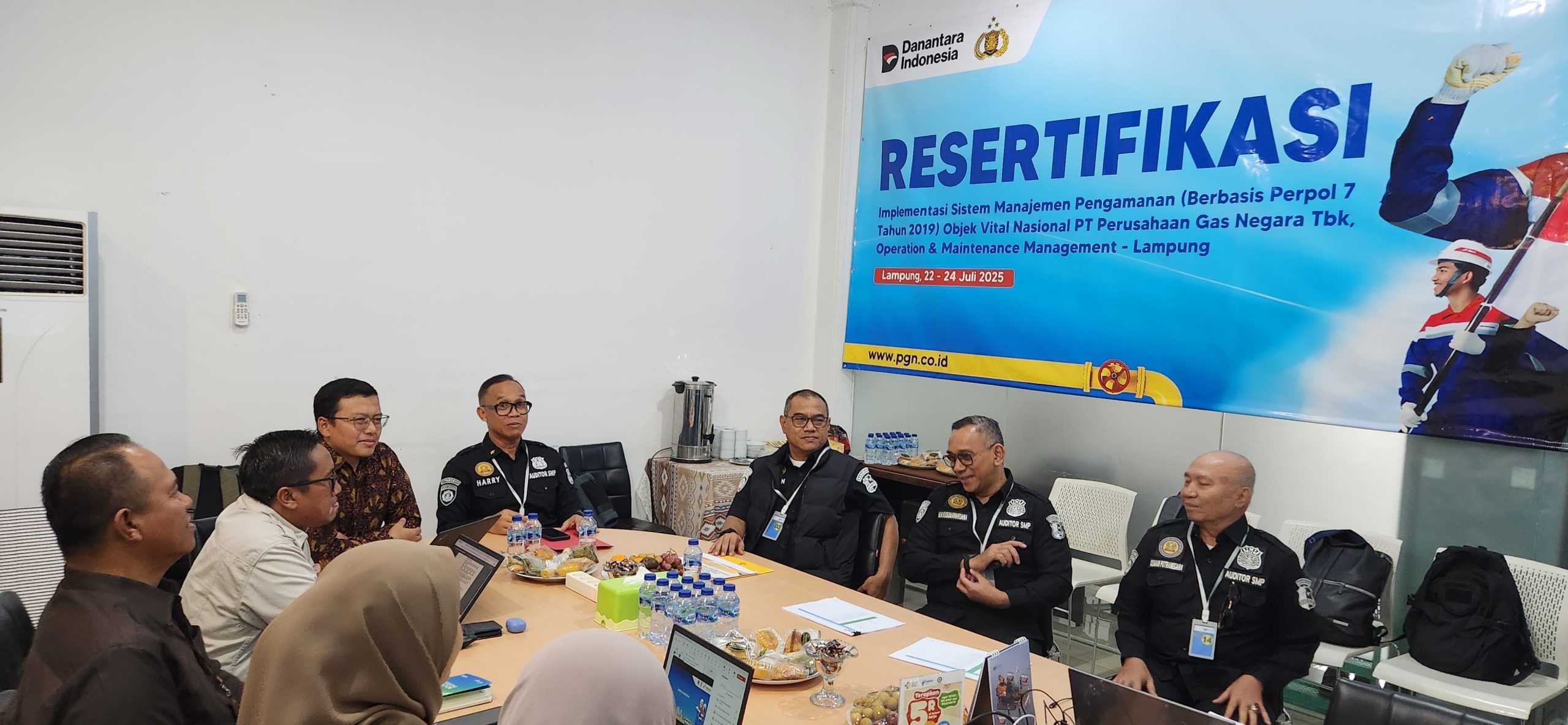 Pastikan Keamanan Obvitnas, Polri Audit PGN Lampung 2