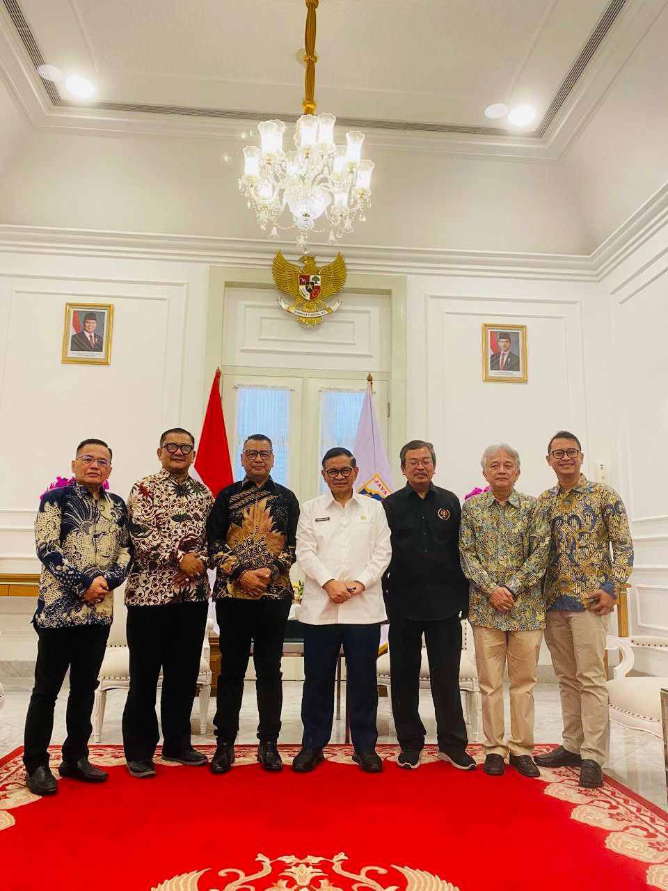 Gubernur Pramono Beraudiensi dengan Pengurus PWI Jaya 1